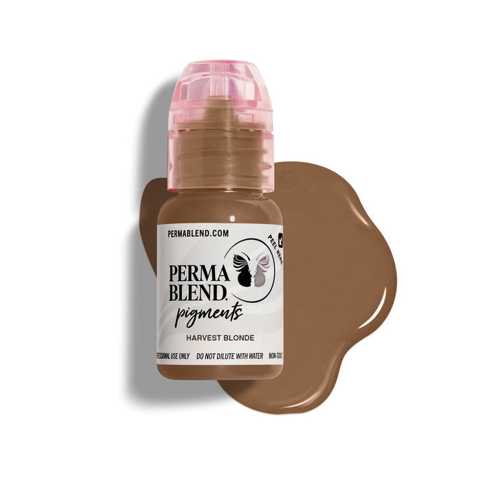 Permablen Harvest Blonde Permanent Makeup Pigment For Brows, High Opacity, Medium Neutral Blonde - SD Cosmetics Care