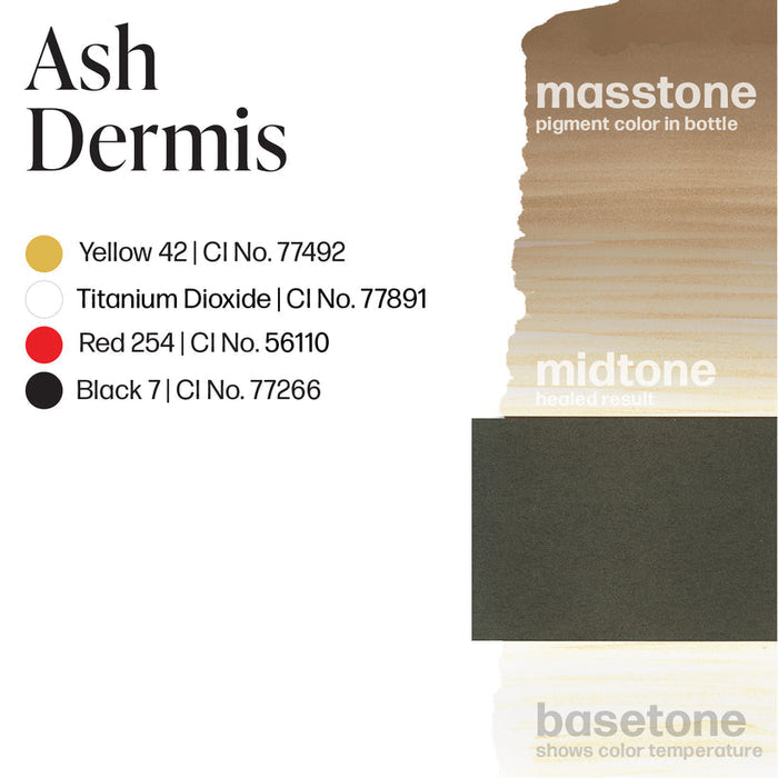 Permablend Ash Dermis Ink by Mandy Sauler - 15 mL Professional Scar Camouflage Color - SD Cosmetics Care