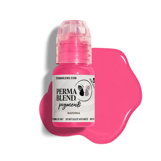 Permablend Bazooka - Highly Pigmented Red-Based Pink Lip Color for Lasting Results for Permanent Makeup - SD Cosmetics Care