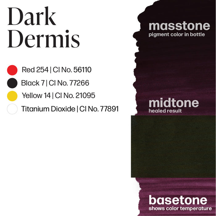 Permablend Dark Dermis Pigment by Mandy Sauler - Long-Lasting Tattoo Ink for Scars & Skin Tone Mixing - SD Cosmetics Care