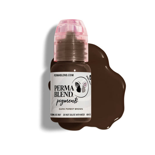 Permablend Dark Forest Brown - High Opacity Vegan Brow Color with Cool Neutral Undertones - SD Cosmetics Care
