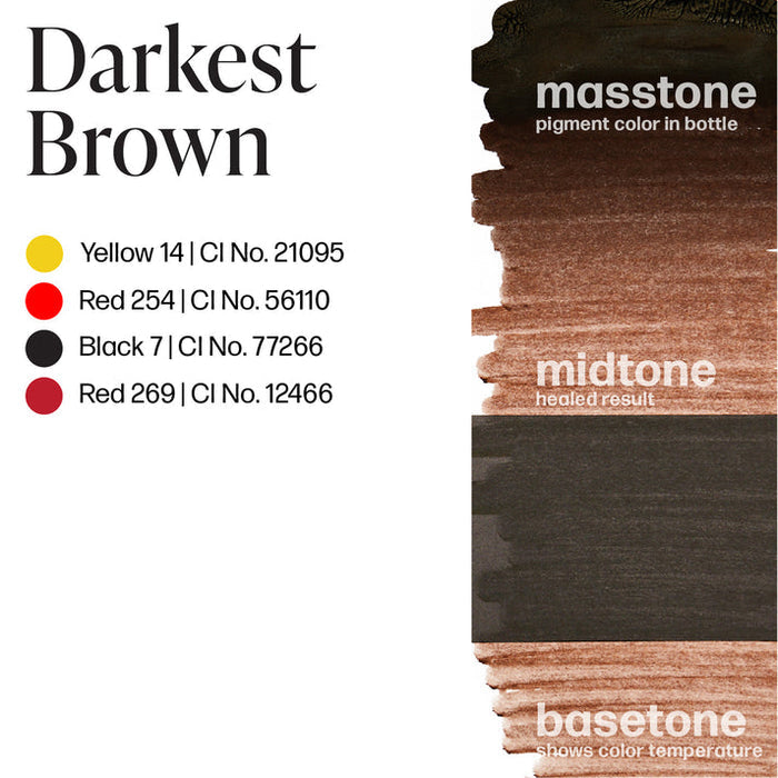 Permablend Darkest Brown Pigment for Permanent makeup - SD Cosmetics Care