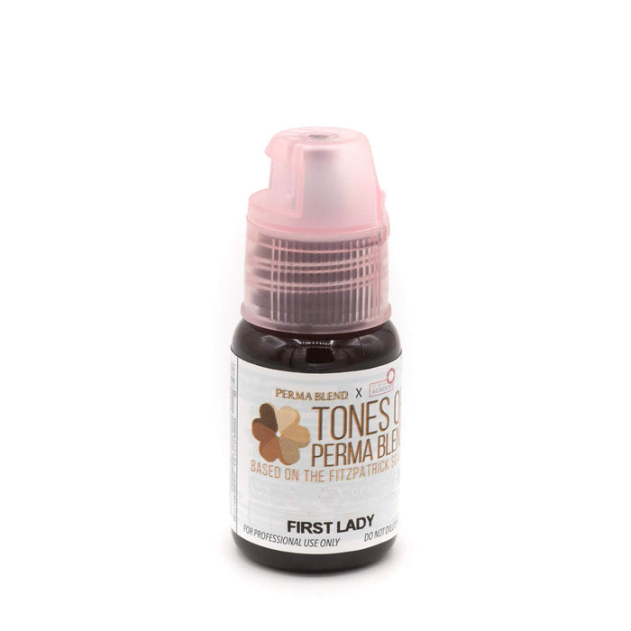 Permablend First Lady Fitz 5-6 Pigment 15ml | Eyebrow PMU Pigment for Dark Hair & Skin - SD Cosmetics Care