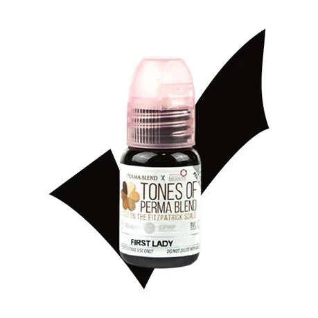 Permablend First Lady Fitz 5-6 Pigment 15ml | Eyebrow PMU Pigment for Dark Hair & Skin - SD Cosmetics Care