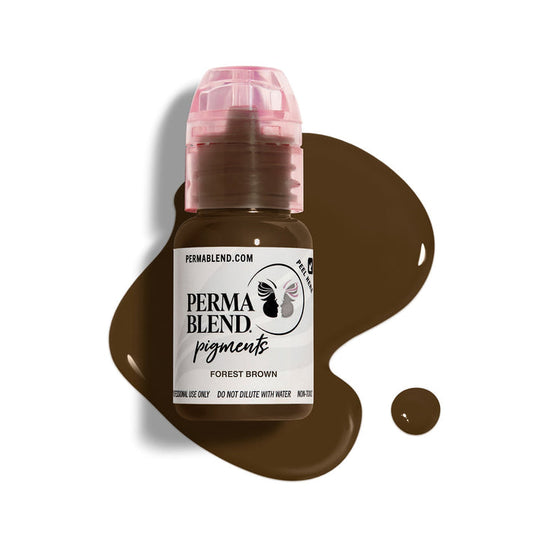 Permablend Forest Brown 15ml Eyebrow Permanent Makeup Pigment - SD Cosmetics Care