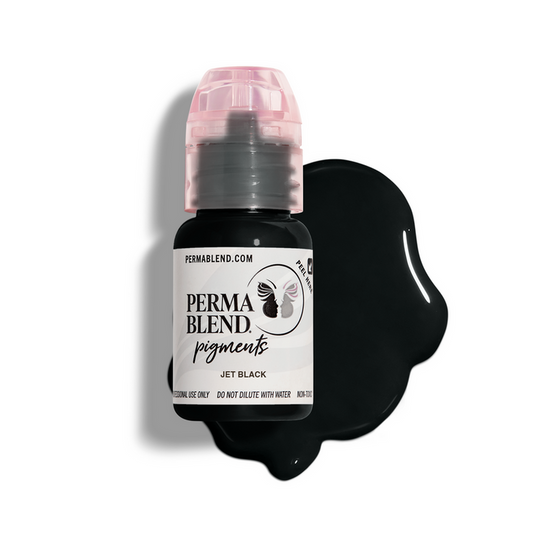 Permablend Jet Black 15ml for Permanent Makeup | PMU Eyebrow Pigment - SD Cosmetics Care