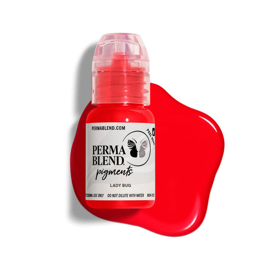 Permablend Lady Bug - Hand-Crafted Medium Opacity Red-Based Orange Lip Color, Vegan & Cruelty-Free - SD Cosmetics Care