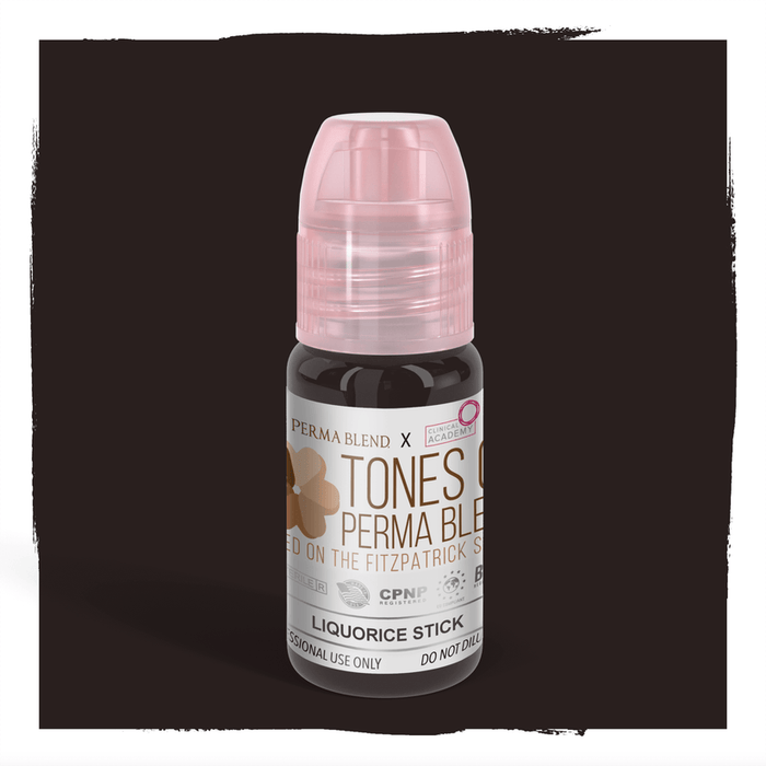 Permablend Liquorice Stick | Fitz 5-6 Pigment 15ml | Permanent Makeup Pigment | PMU Eyebrow Pigment - SD Cosmetics Care