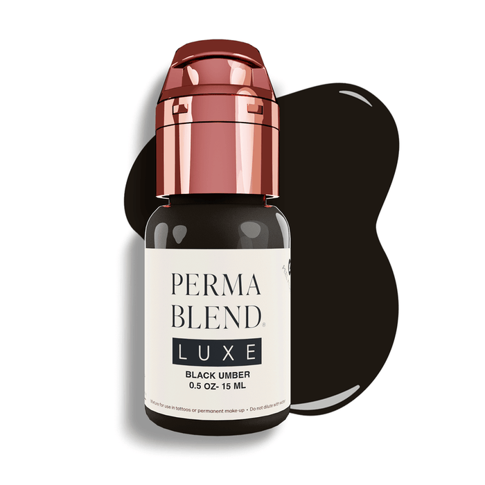 PERMABLEND LUXE Black Umber Ink - High Opacity, Cool Tone for Melanin-Rich Skin - SD Cosmetics Care