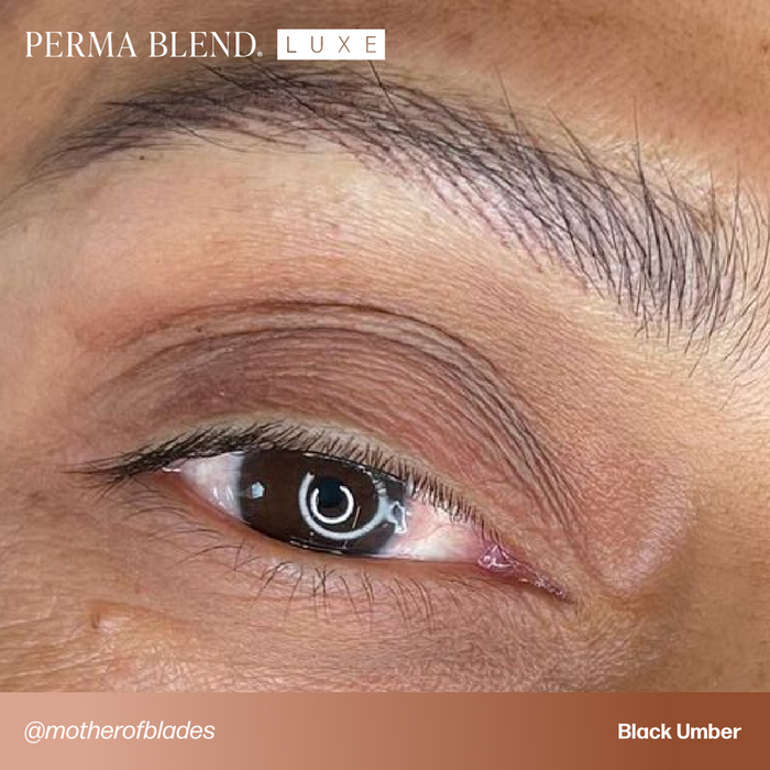 PERMABLEND LUXE Black Umber Ink - High Opacity, Cool Tone for Melanin-Rich Skin - SD Cosmetics Care