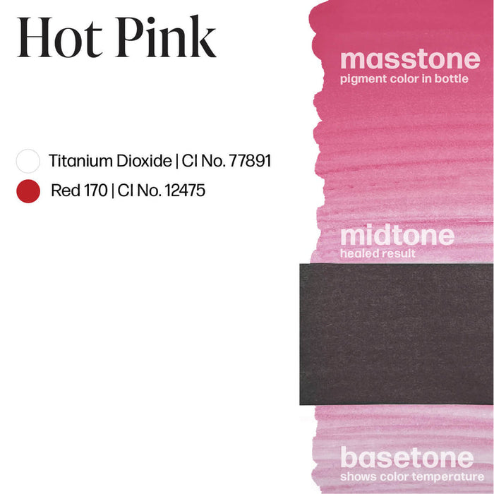 PERMABLEND LUXE Hot Pink 15ml | Permanent Makeup Lip Pigment | PMU Lip Pigment - SD Cosmetics Care
