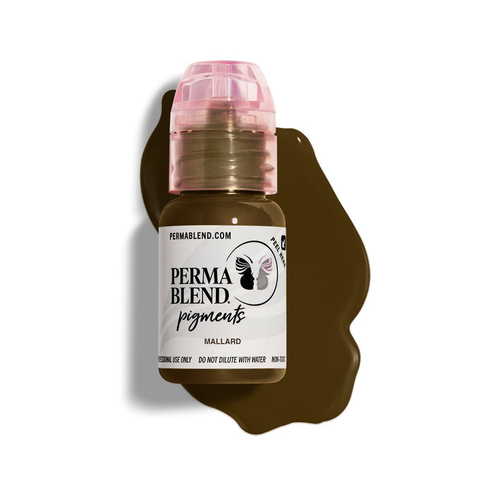 Permablend Mallard - Dark Brown Brow Pigment with Medium Opacity for Authentic Color - SD Cosmetics Care