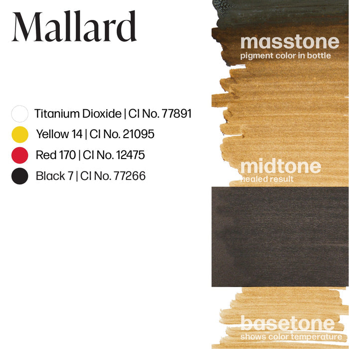Permablend Mallard - Dark Brown Brow Pigment with Medium Opacity for Authentic Color - SD Cosmetics Care