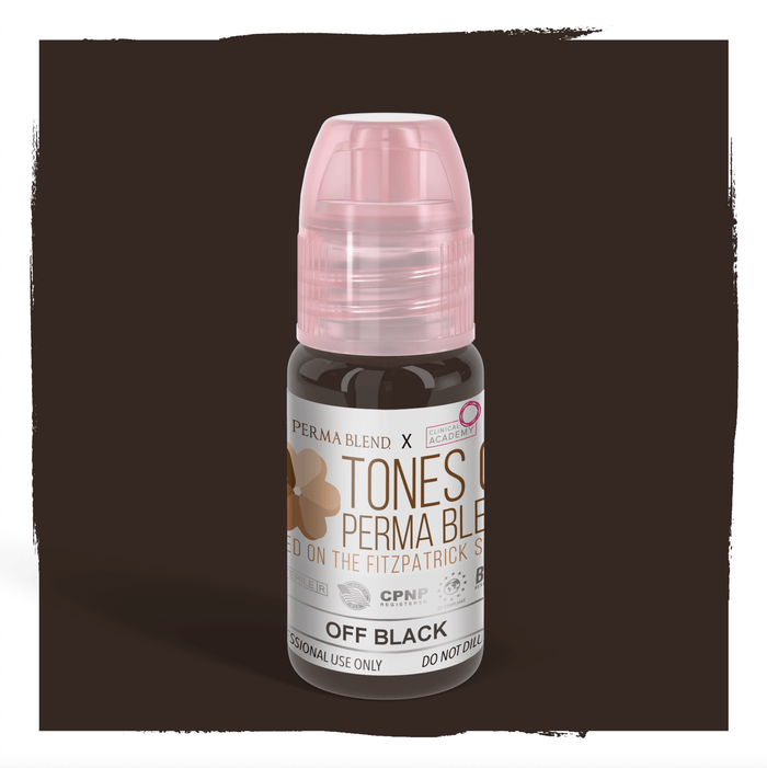 Permablend Off Black | Fitz 5-6 Permanent Makeup Pigment - SD Cosmetics Care