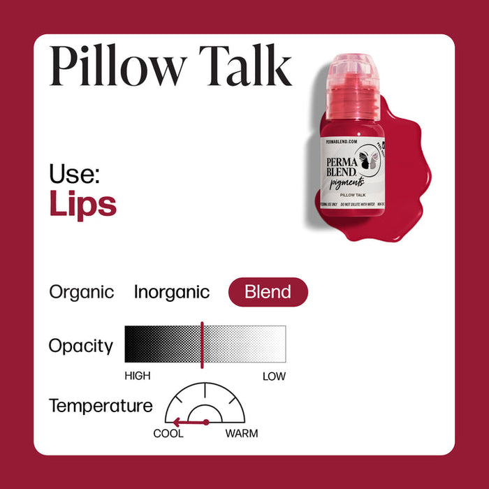 Permablend Pillow Talk - Highly Pigmented Deep Pink Lip Color, Vegan & Cruelty-Free - SD Cosmetics Care