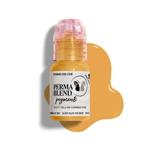 Permablend Soft Yellow Corrector for Opaque Coverage - Perfect for Brow Color Correction - SD Cosmetics Care