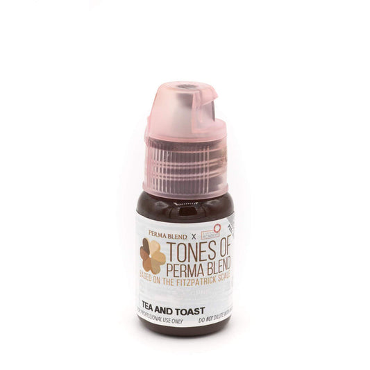 Permablend Tea and Toast | Fitz 3-4 Pigment 15ml | Permanent Makeup Pigment | PMU Eyebrow Pigment - SD Cosmetics Care
