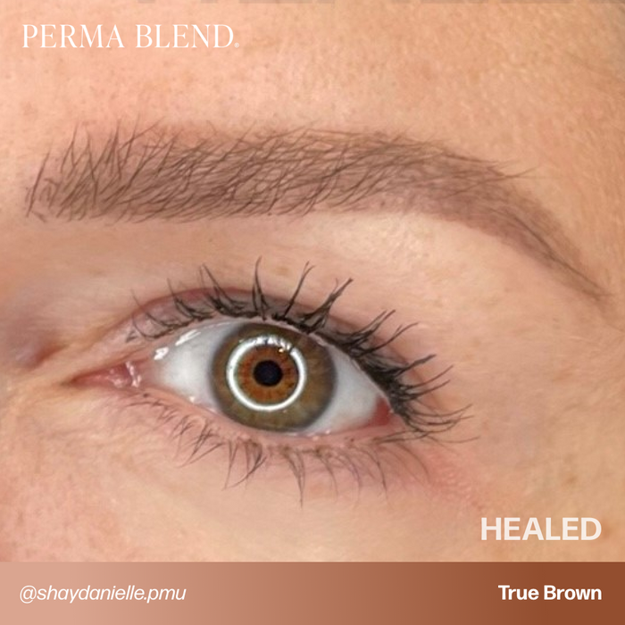 Permablend True Brown Permanent Makeup Pigment, Artist-Grade Brow & Eyeliner Ink - SD Cosmetics Care