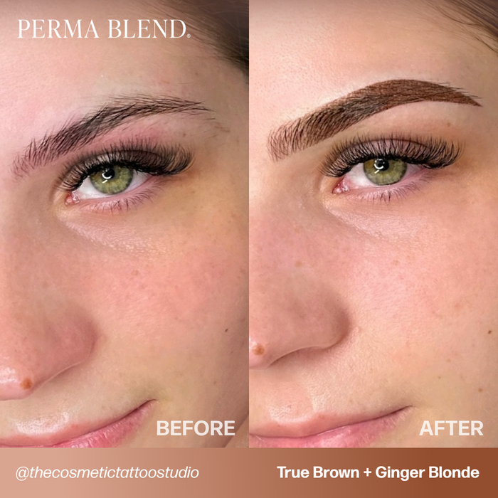 Permablend True Brown Permanent Makeup Pigment, Artist-Grade Brow & Eyeliner Ink - SD Cosmetics Care