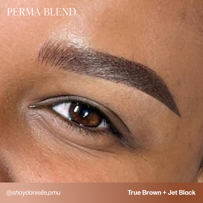 Permablend True Brown Permanent Makeup Pigment, Artist-Grade Brow & Eyeliner Ink - SD Cosmetics Care