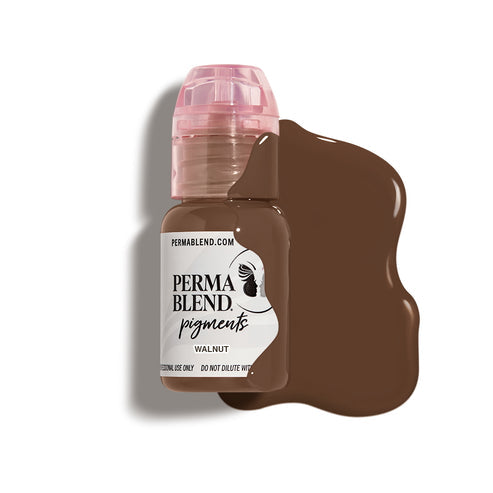 Permablend Walnut 15ml | Permanent Makeup Pigment | PMU Eyebrow Pigment - SD Cosmetics Care