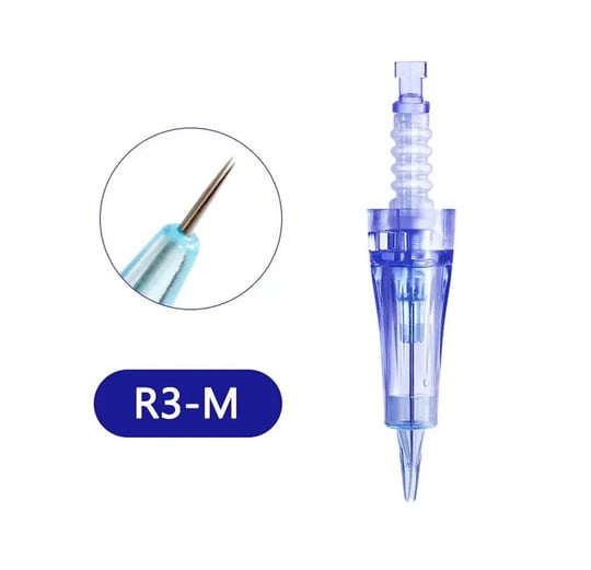 Permanent Makeup DR Pen Needle R3 M (3pin) 10-Pack for A6 Devices - Sterilized Precision Needles - SD Cosmetics Care