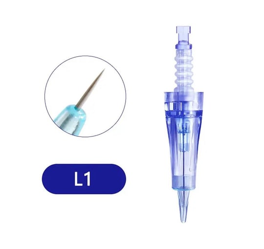 Permanent Makeup Needles L1 (1 Pin) 10-Pack for A6 Devices - Sterile & Reliable Application - SD Cosmetics Care