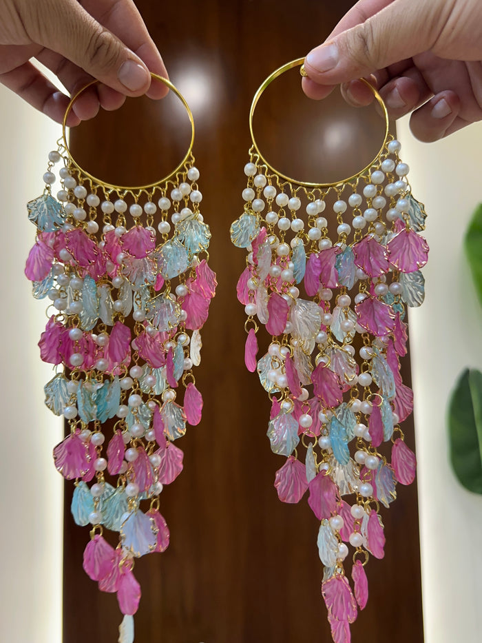 Petal Flower Bracelets Kalira Pink Ferozi 015