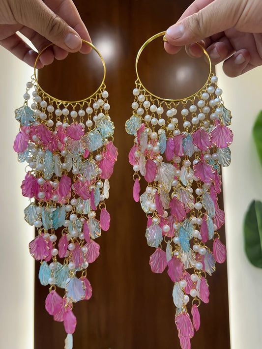 Petal Flower Bracelets Kalira Pink Ferozi 015