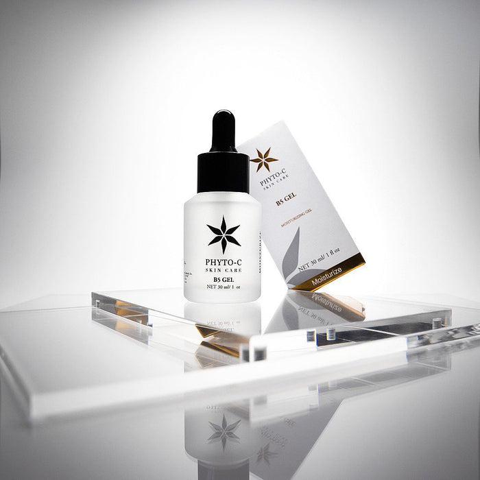 Phyto-C B5 Gel moisturizing serum bottle with dropper and box