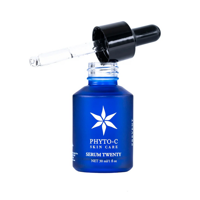 Phyto-C Serum Twenty blue glass bottle with dropper, 30 ml Vitamin C skincare serum