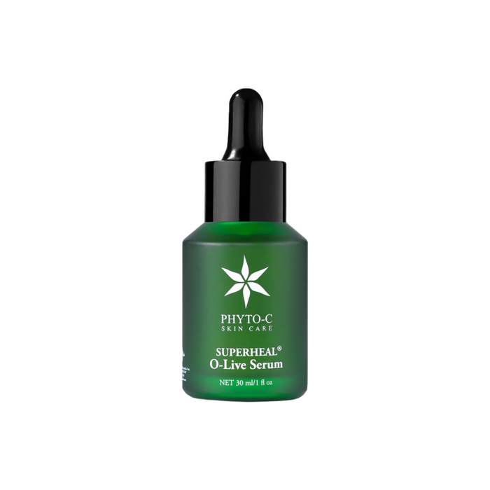 Phyto-C SuperHeal O-Live Serum green dropper bottle, 30 ml