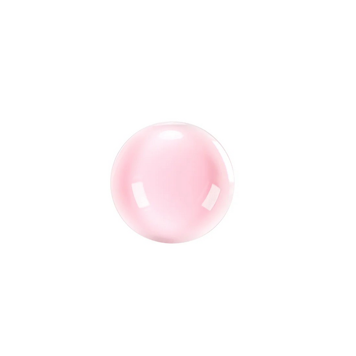 Pink velvet gel serum droplet for wrinkle correction with hyaluronic acid