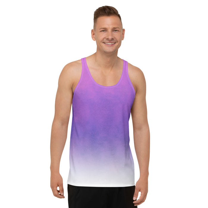 Pink Gradient AOP Unisex Tank Top