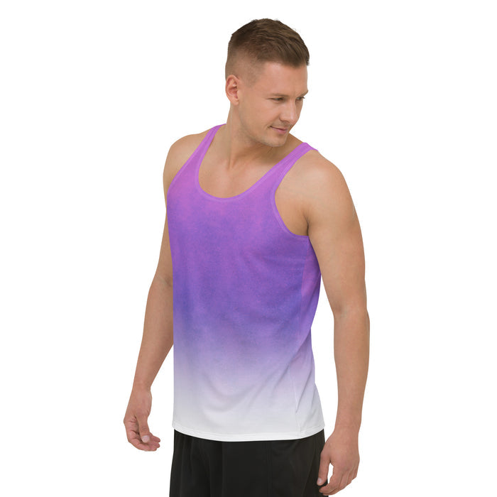 Pink Gradient AOP Unisex Tank Top