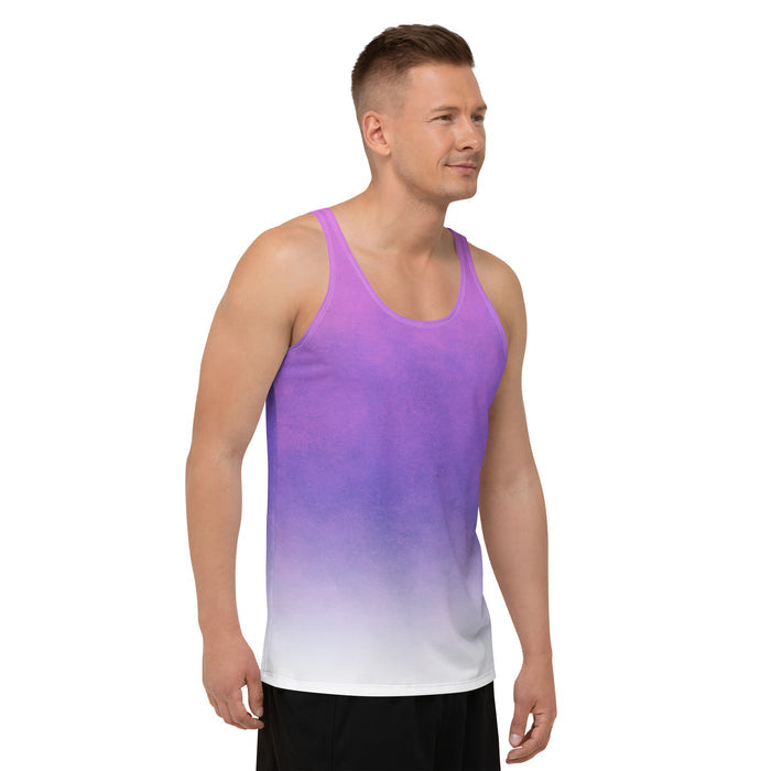 Pink Gradient AOP Unisex Tank Top