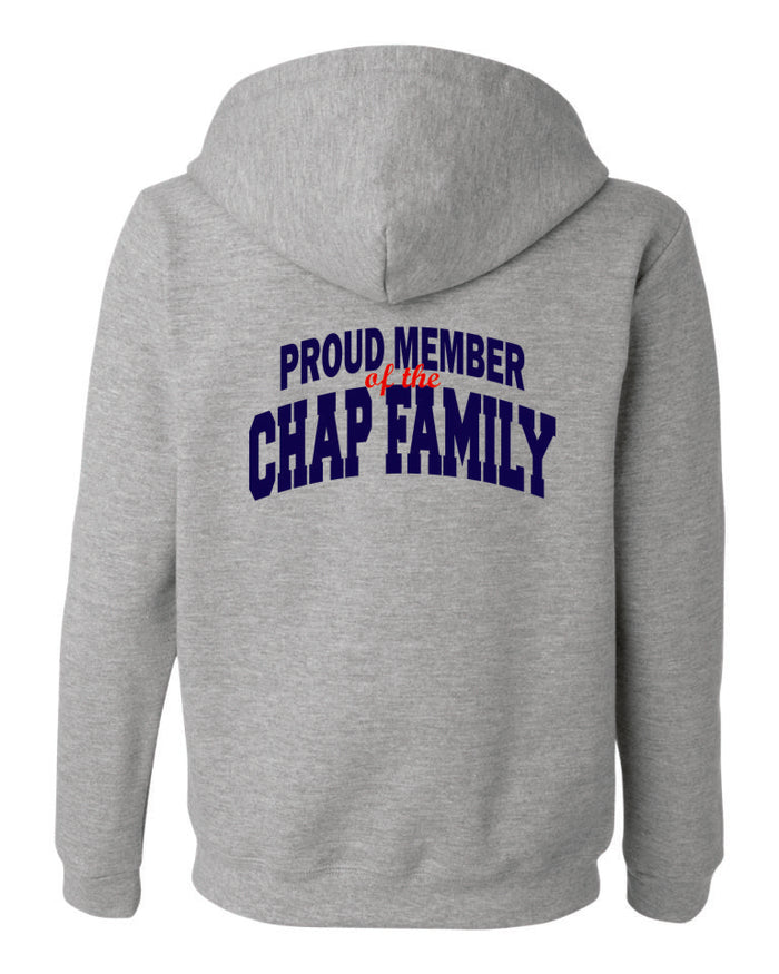 PLE Chap Family Hooded Sweatshirt- Matte or Glitter