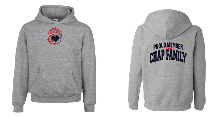 PLE Chap Family Hooded Sweatshirt- Matte or Glitter