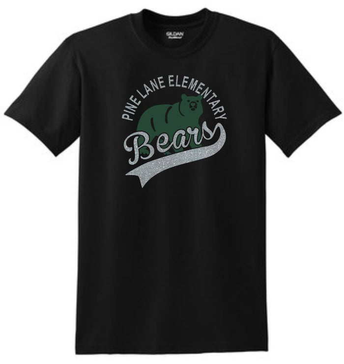 PLE Circle Design Basic Tee- Matte or Glitter