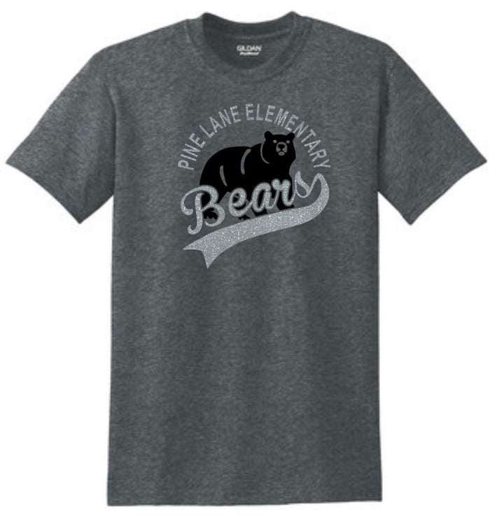 PLE Circle Design Basic Tee- Matte or Glitter