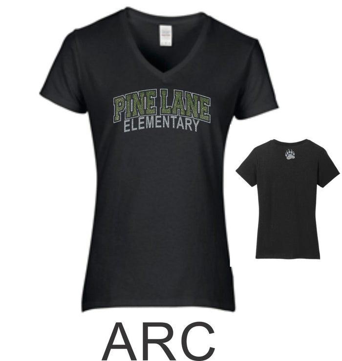 PLE Ladies Short Sleeve Tee- 3 designs- Matte or Glitter