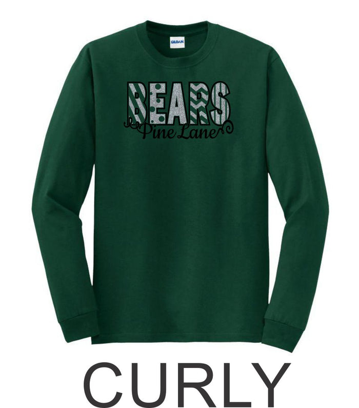 PLE Long Sleeve Tee- 5 designs-Matte or Glitter