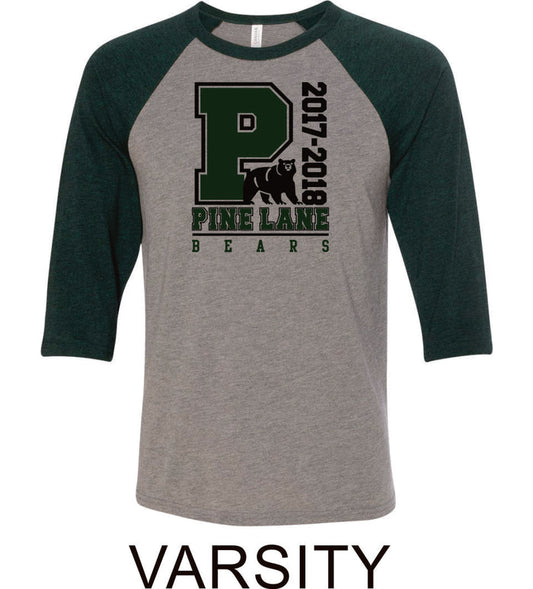 PLE Raglan T-Shirt in 2 Designs- Matte and Glitter