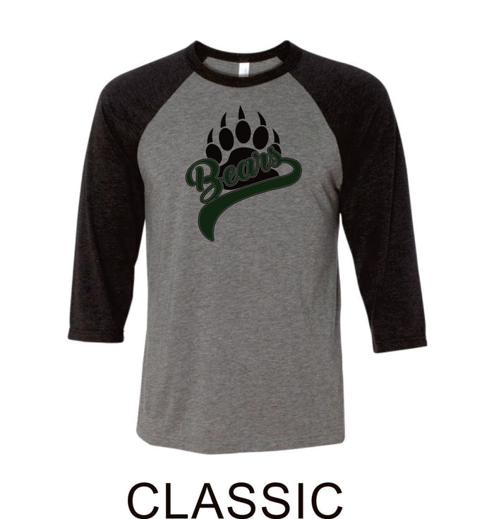PLE Raglan T-Shirt in 2 Designs- Matte and Glitter