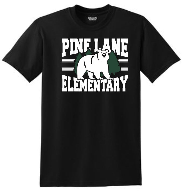 PLE Stripes Design Basic Tee- Matte or Glitter
