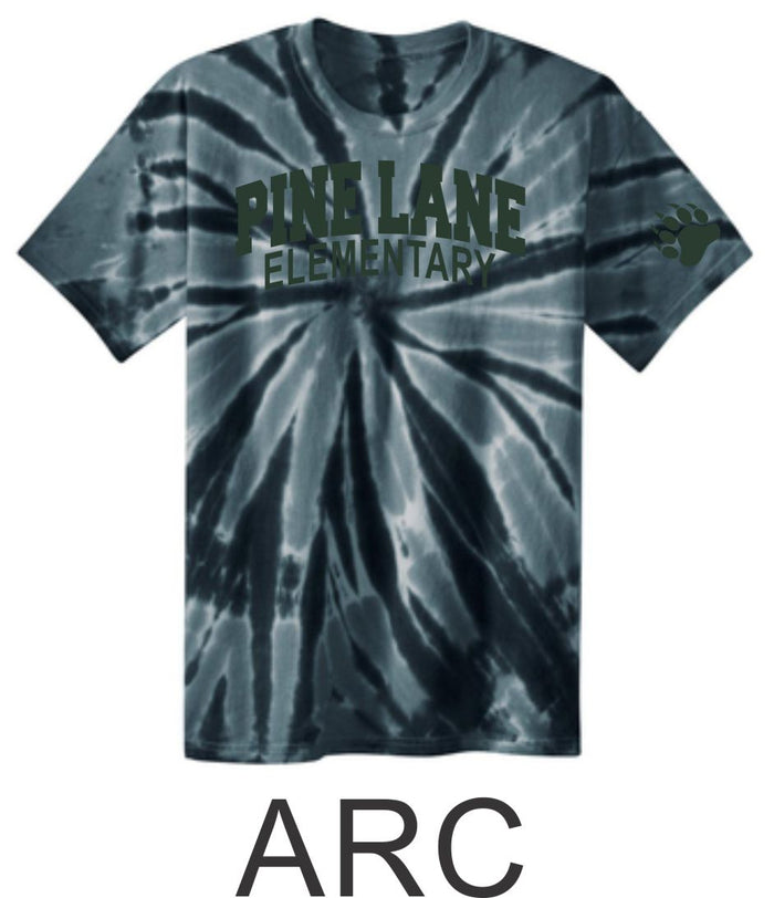 PLE Tie Dye Tee- 4 Designs- Matte and Glitter