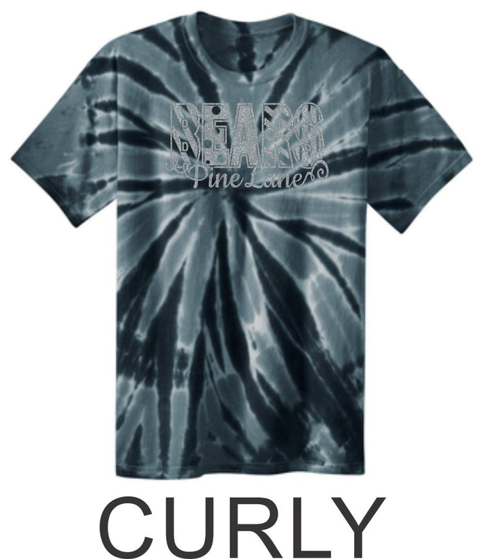 PLE Tie Dye Tee- 4 Designs- Matte and Glitter