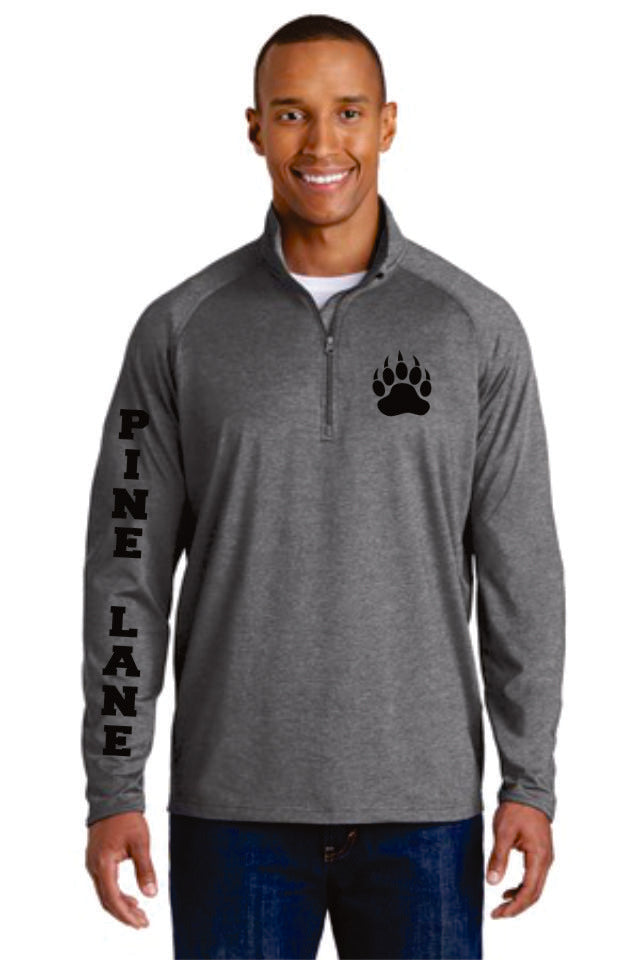 PLE Unisex Sport Wick 1/2 Zip Pullover- Matte or Glitter