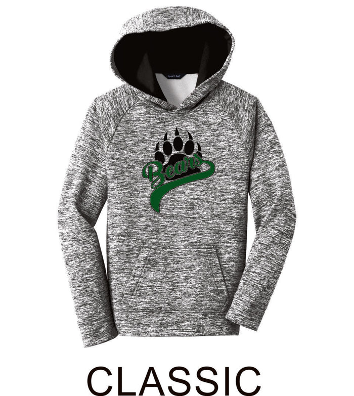 PLE Wicking Heather Hoodie- Youth and Adult Sizes