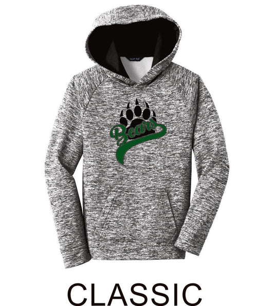 PLE Wicking Heather Hoodie- Youth and Adult Sizes